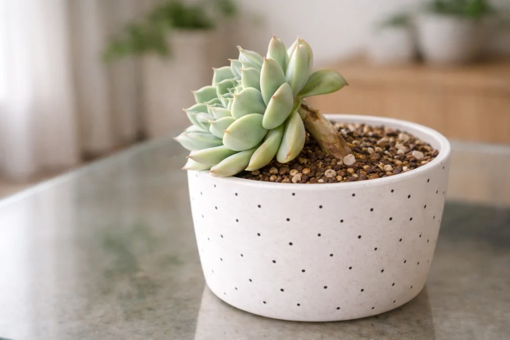 suculenta com caule mole