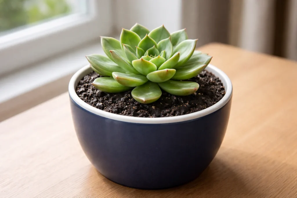 suculenta com cheiro ruim no vaso